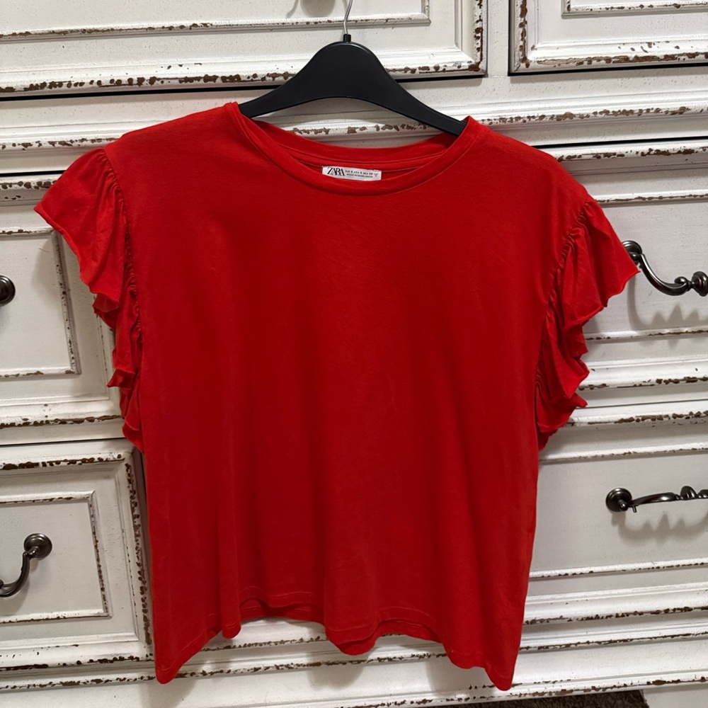 Zara Red Tee